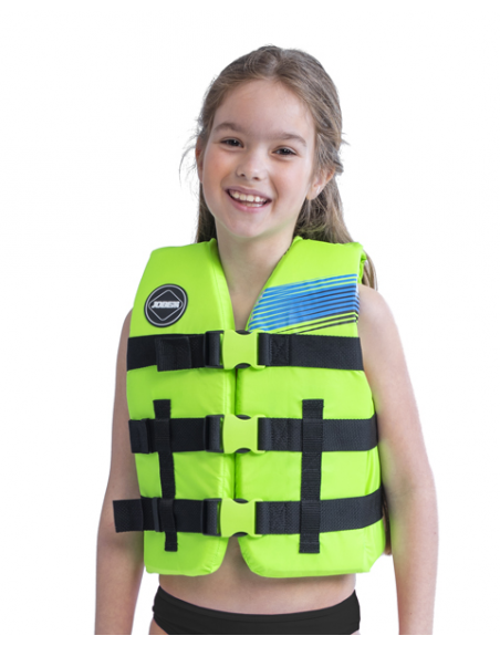 GILET ENFANT VERT CITRON JOBE