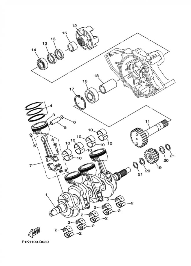 CRANKSHAFT & PISTON