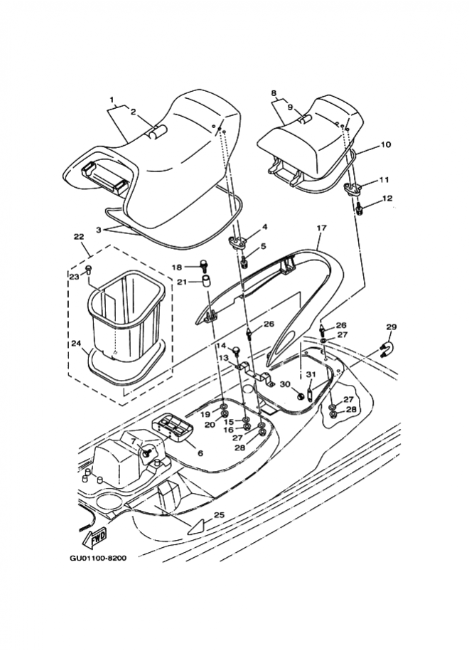 SEAT & UNDER LOCKER