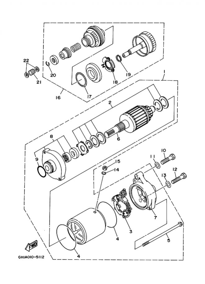 STARTING MOTOR