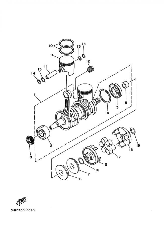 CRANKSHAFT & PISTON